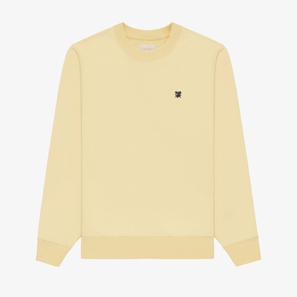Aime Leon Dore Crest Crewneck Sweatshirt in Mellow Yellow (XS) - Picture 1 of 6